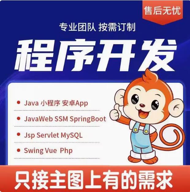 程序定制JAVA深度学习python小程序VUE开发php软件定制机器爬虫